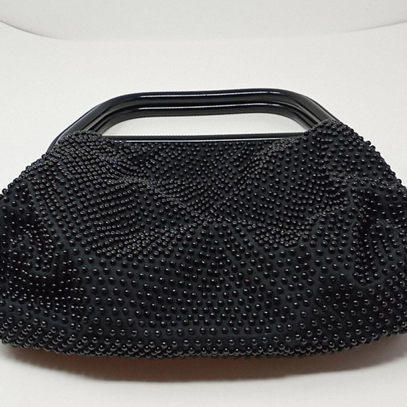 Vintage 1980's Boho Beaded Reversible Retro Handbag - Picture 12 of 14